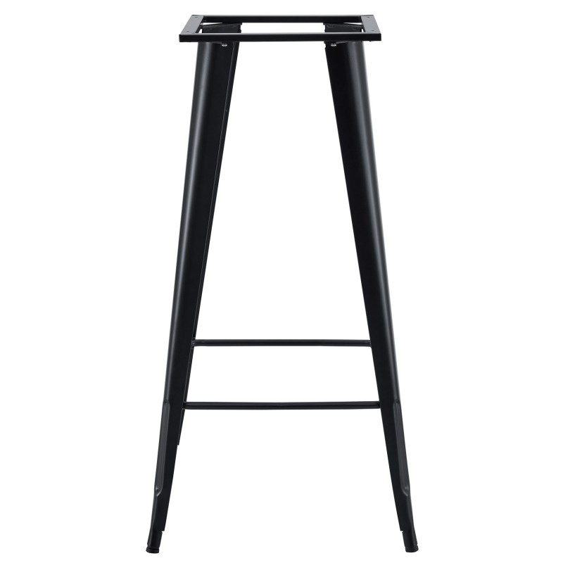 Base de mesa TOL EK, alta, acero, negra, para tapa de 60 x 60 cms-0