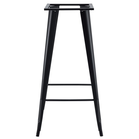 Base de mesa TOL EK, alta, acero, negra, para tapa de 60 x 60 cms-0