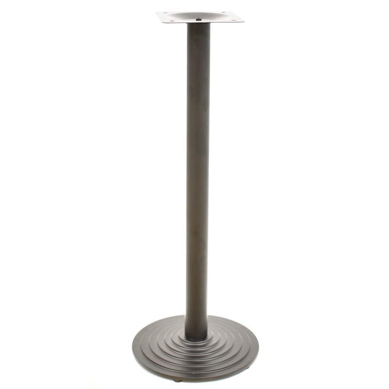 Base de mesa EBRO NEW 110, alta, negra, 43 cms de diámetro, altura 110 cms