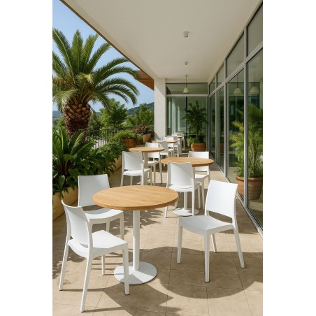 Silla CAPRI, apilable, tratamiento anti UV, polipropileno blanco-1