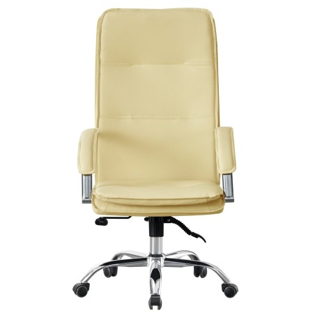 Sillón de oficina NEROTH, alto, mecanismo multifunción, similpiel crema-1