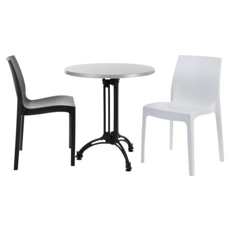 Base de mesa EIFFEL NEW, aluminio, 3 pies, negra, altura 70  cms-0
