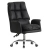 Sillón de oficina MAINZ, alto, giratorio, similpiel negra
