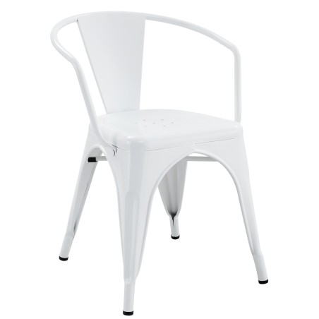 Sillón TOL EK LIMITED, acero, blanco