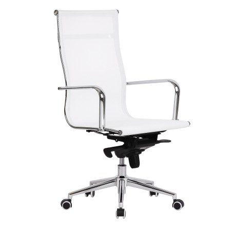 Sillón de oficina ZURICH, alto, malla blanca