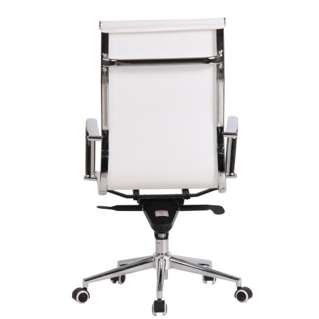 Sillón de oficina ZURICH, alto, malla blanca-2