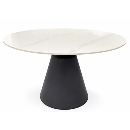 Mesa NAIDA, metal, tapa de cerámica, 120 cms de diámetro