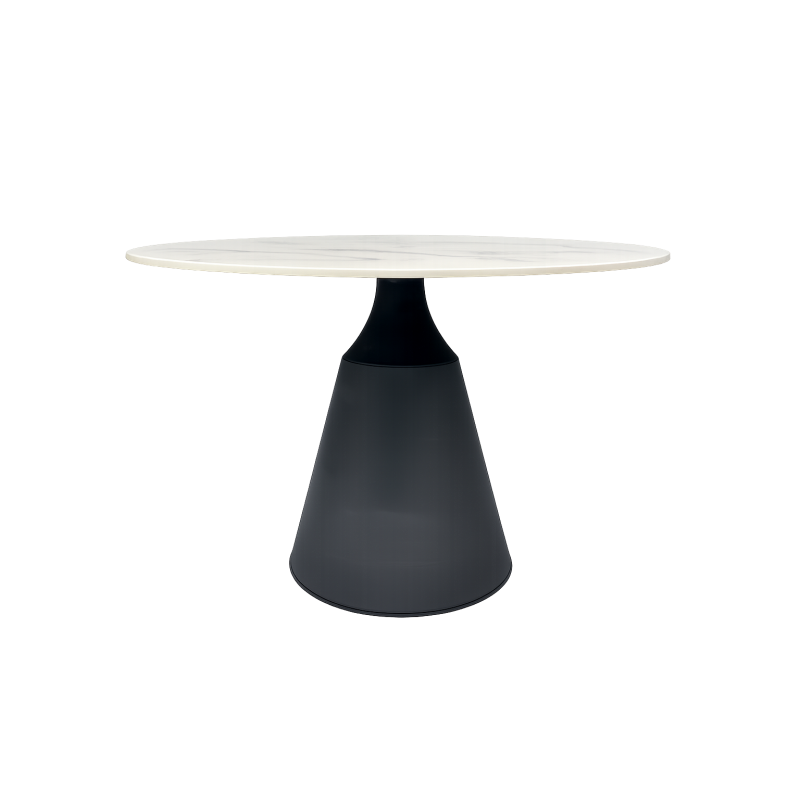 Mesa NAIDA, metal, tapa de cerámica, 120 cms de diámetro-0