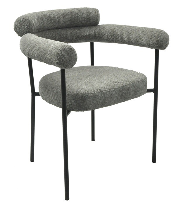 Tapizado tejido bouclé gris