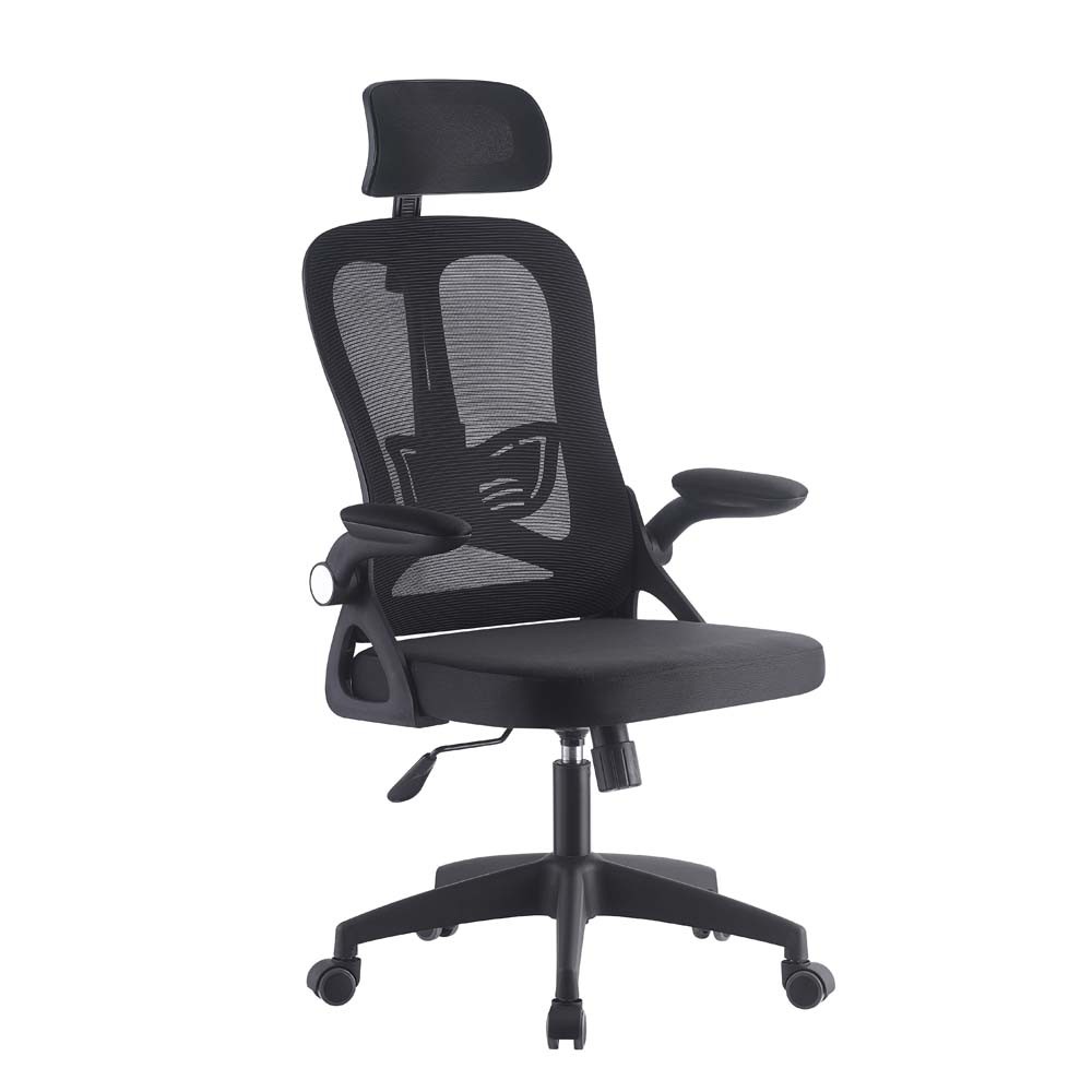 Malla y asiento negro