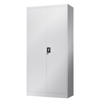 Armario metálico OLIMPO 902P40, puertas abatibles, 90x40x185 cms, gris ral 7035