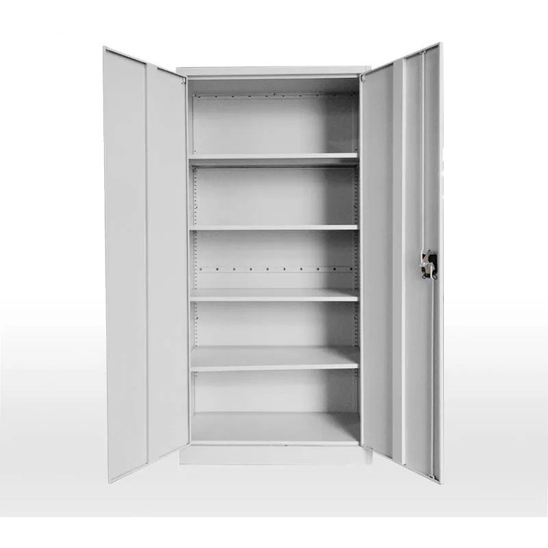Armario metálico OLIMPO 902P40, puertas abatibles, 90x40x185 cms, gris ral 7035-0