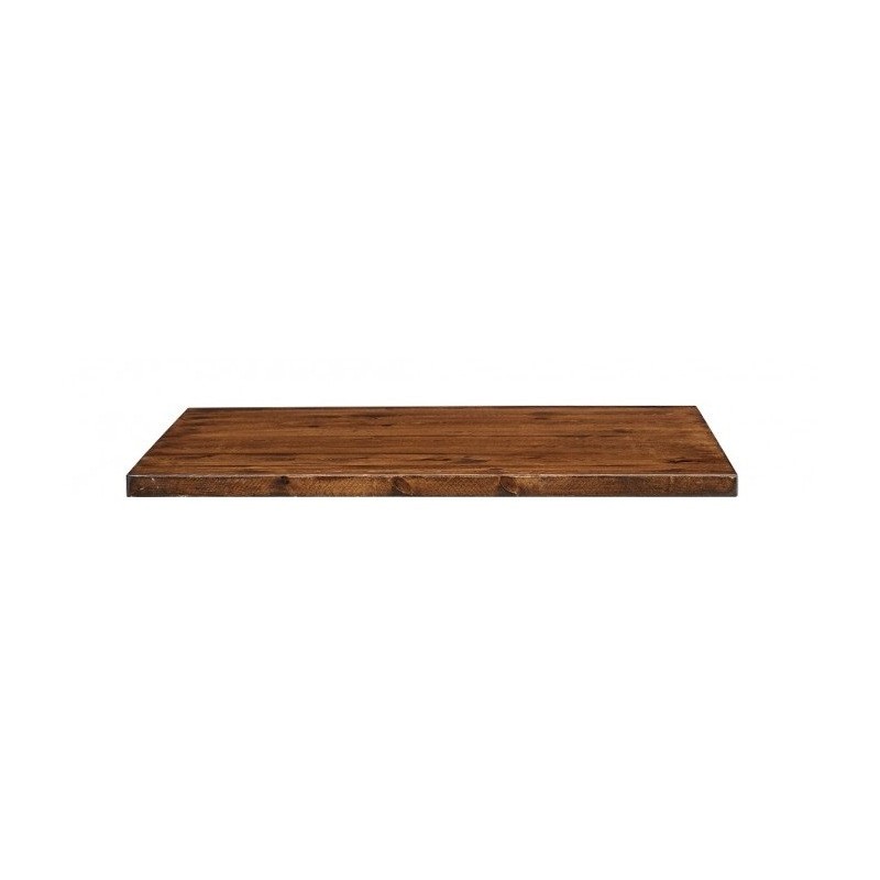 Tablero de pino macizo, 30 mm. barnizado, 70 x 70 cms