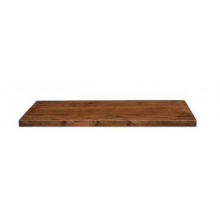 Tablero de pino macizo, 30 mm. barnizado, 80 x 80 cms