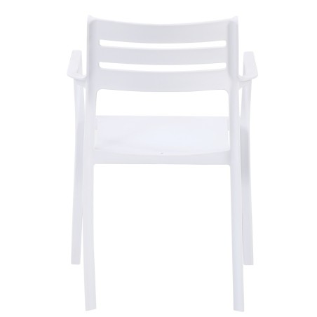 Sillón MADEIRA, apilable, polipropileno blanco-2
