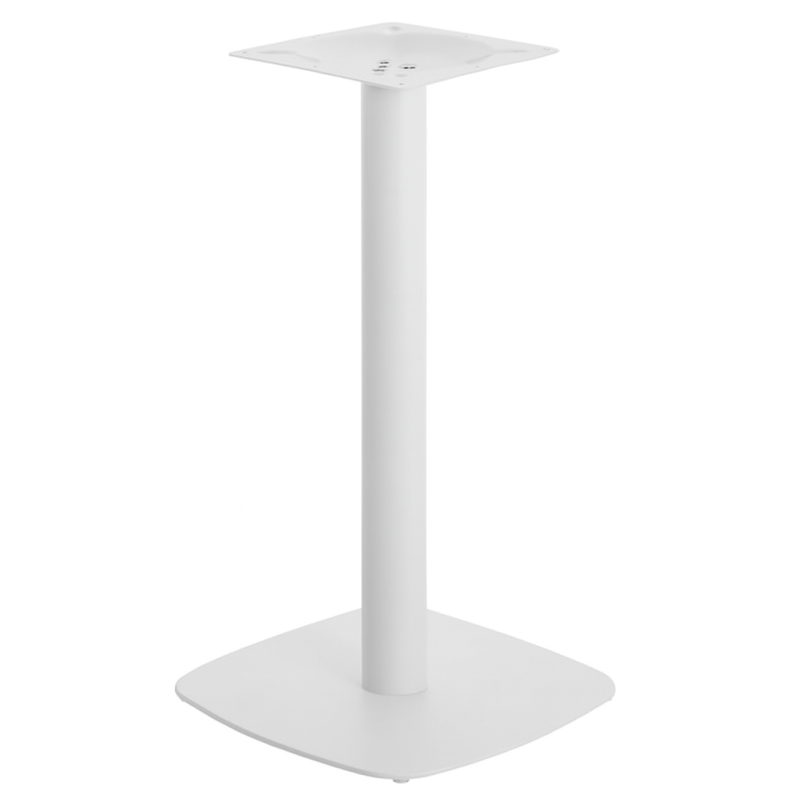 Base de mesa MAUTES 72, blanca, base de 45 x 45 cms, altura 72 cms