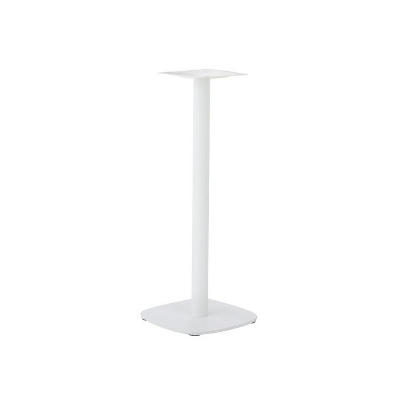 Base de mesa MAUTES 110, alta, blanca, base de 45 x 45 cms, altura 110 cms
