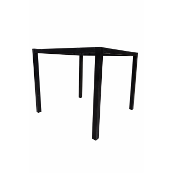 Base de mesa GETTY, metal, negro, altura 72 cms, para tableros de 80 x 80 cms 2