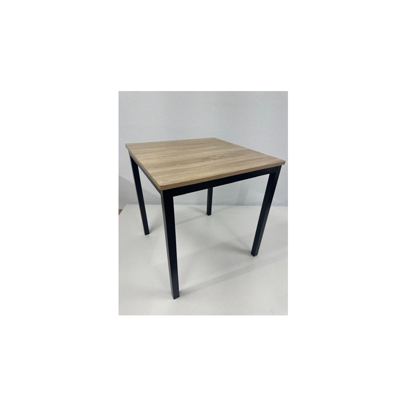 Base de mesa GETTY, metal, negro, altura 72 cms, para tableros de 80 x 80 cms-1