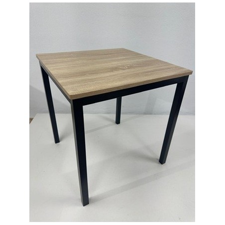 Base de mesa GETTY, metal, negro, altura 72 cms, para tableros de 80 x 80 cms-1