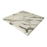 Tablero de mesa Werzalit WER-FANTASY, Mármol Ayfon 5657, 60 x 60 cms