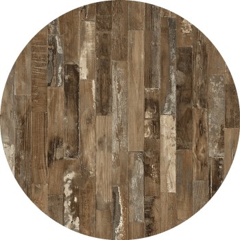 Tablero de mesa Werzalit WER-WOODART, Maracaibo 4614, 80 cms de diámetro