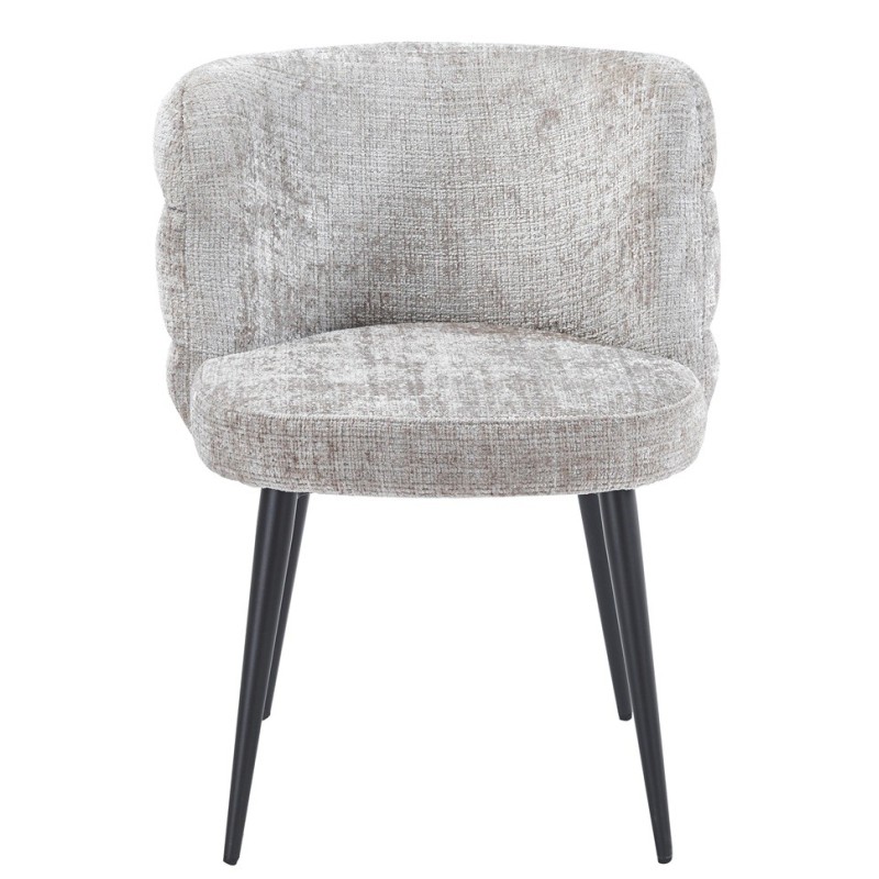 Silla BERG, metal, tapizado tejido cremona gris-0