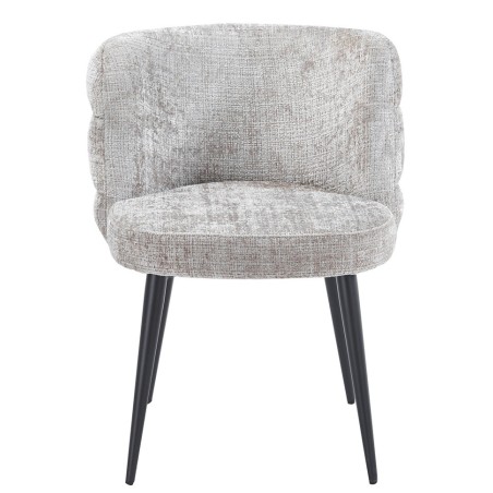 Silla BERG, metal, tapizado tejido cremona gris-0