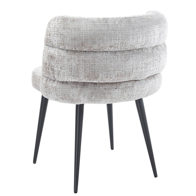 Silla BERG, metal, tapizado tejido cremona gris-3