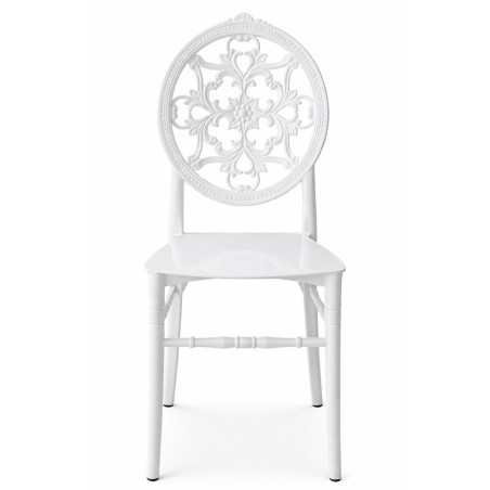 Silla JOSEFINA, apilable, polipropileno blanco