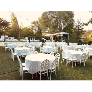 Silla JOSEFINA, apilable, polipropileno blanco 2