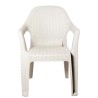 Sillón CIES, apilable, polipropileno blanco