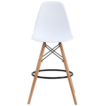 Taburete STAR (SU), madera, carcasa blanca 2