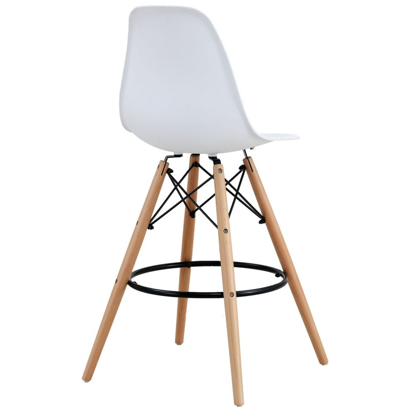 Taburete STAR (SU), madera, carcasa blanca-2