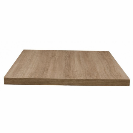 Tablero de melamina 40 mm. ROBLE ELE, 68 x 68 cms
