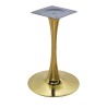 Base de mesa TULIP (SU), acabado dorado, base de 50 cms de diámetro, altura 70 cms