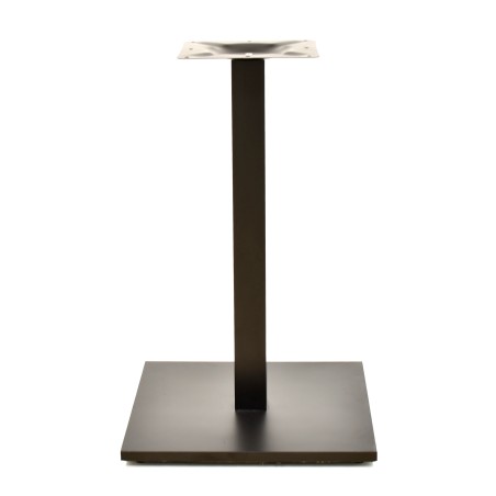 Base de mesa BEVERLY, tubo cuadrado, negra, base de 45 x 45 cms, altura 72 cms-0