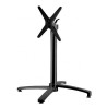 Table base GUADIARO, folding, aluminum, black color