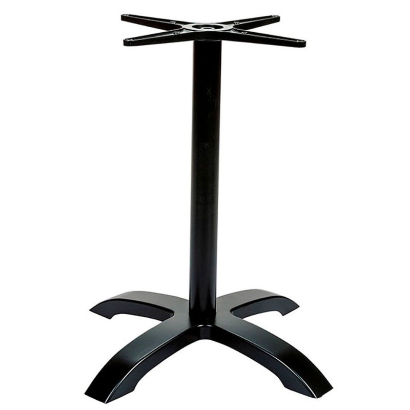 Base de mesa MILAN NE72, 4 braços, alumínio, preta