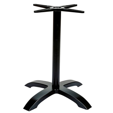 Base de mesa MILAN NE72, 4 braços, alumínio, preta