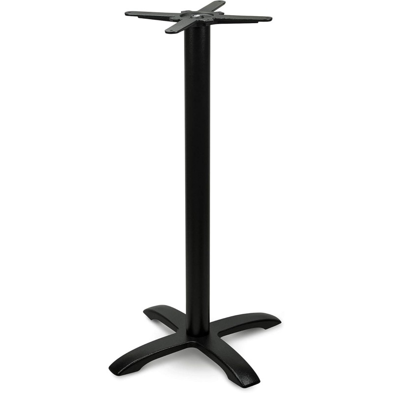 Base de mesa MILAN NE110, alta, 4 braços, alumínio, preta