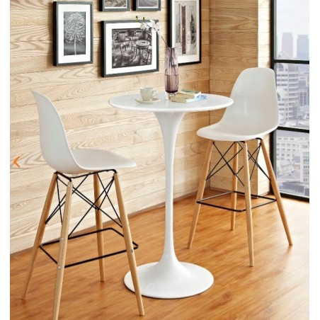 TULIP (SU) table base, high, white, base 50 cms in diameter, height 110 cms