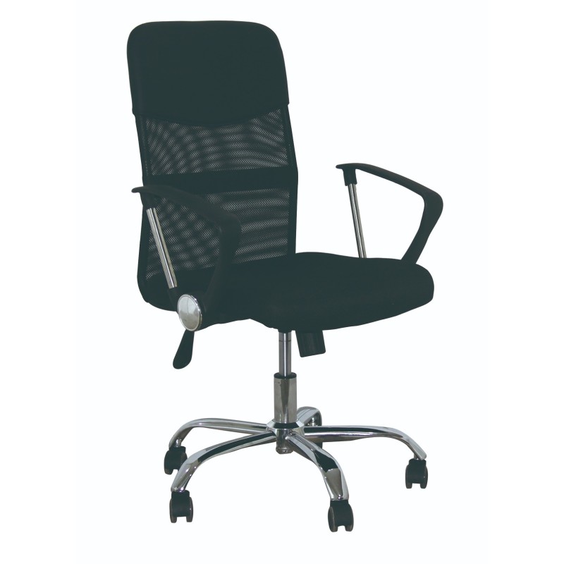 DISCOVER NEW (H) office chair, mesh and black mesh fabric