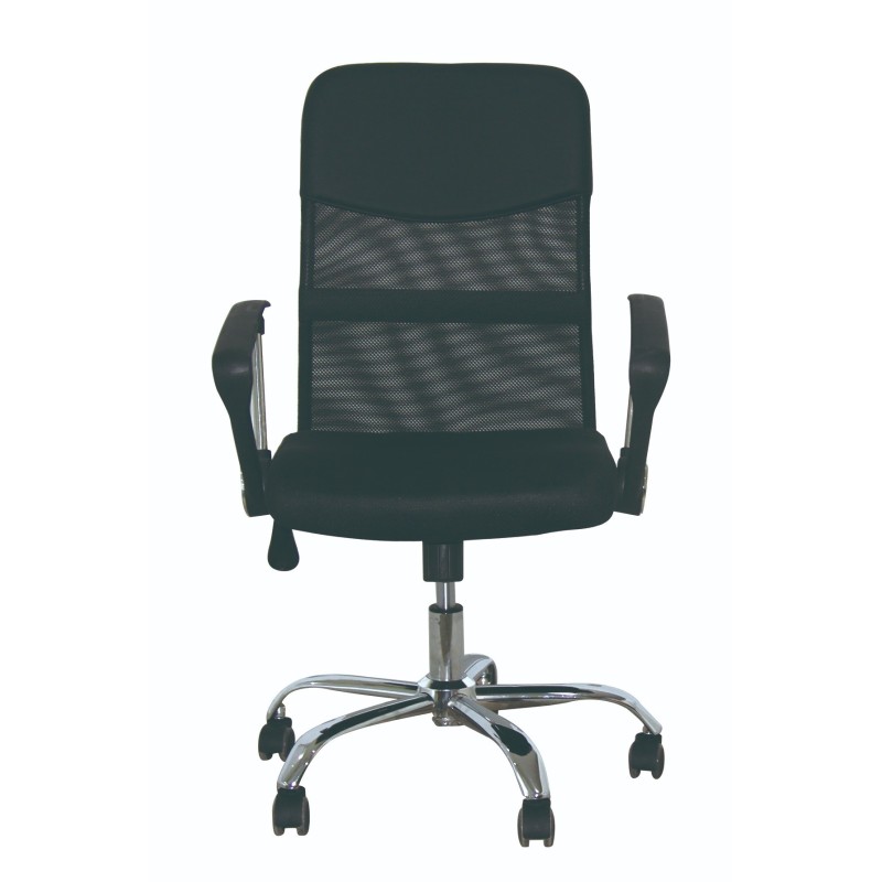 Sillón de oficina DISCOVER NEW ( H ), malla y tejido mesh negro