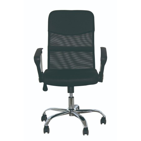 Sillón de oficina DISCOVER NEW ( H ), malla y tejido mesh negro
