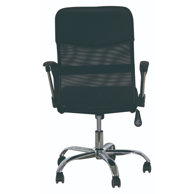 DISCOVER NEW (H) office chair, mesh and black mesh fabric