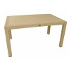 MIJAS table, moka polypropylene, 150x90 cms