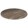 Table top Werzalit WER-WOODART, Pino Viejo 4573, 60 cms in diameter