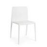 CAPRICE chair, stackable, UV treatment, white polypropylene