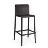 CAPRICE barstool, stackable, UV treatment, anthracite polypropylene